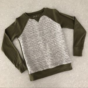 Eddie Bauer quilted Sweatshirt